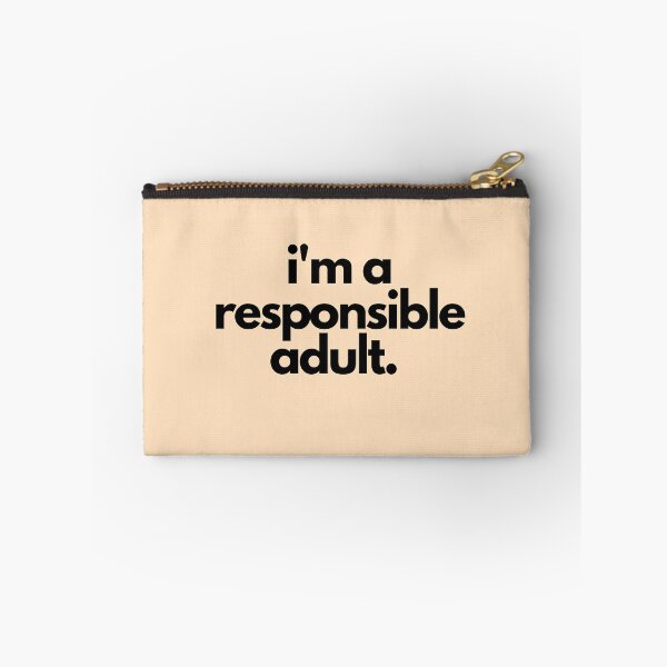 Item preview, Responsible Adulting White Lie Party Funny Quote designed and sold by luchik-and-co.