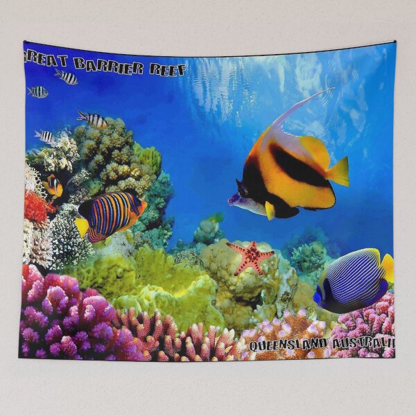 Item preview, GREAT BARRIER REEF  Queensland Australia Advertising Print   imarotul designed and sold by sddaqwaww.