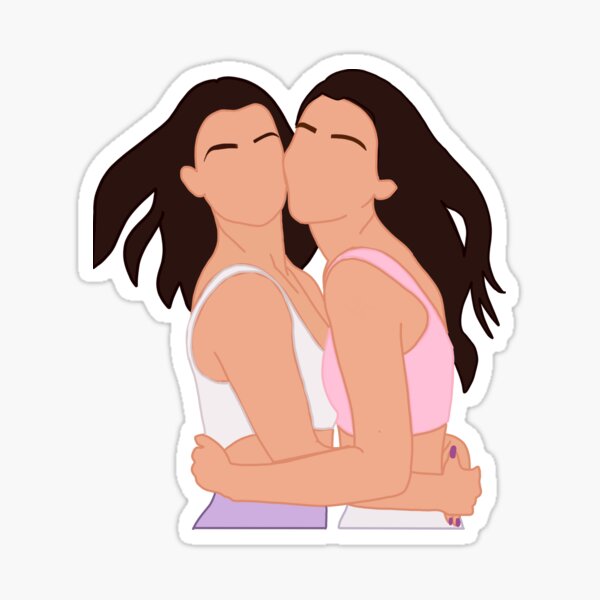 Charli and Dixie Morphe 2 Glossy Sticker