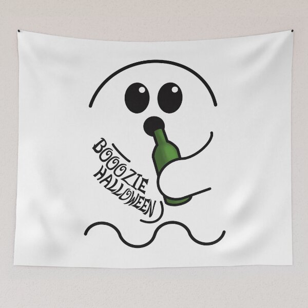 Item preview, Ghost with Alcohol Booze Halloween  designed and sold by Funful.