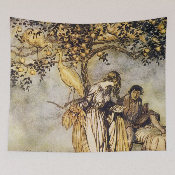 Item preview, Arthur Rackham: Golden Apple Tree & Nine Peahens designed and sold by Dreamflight.