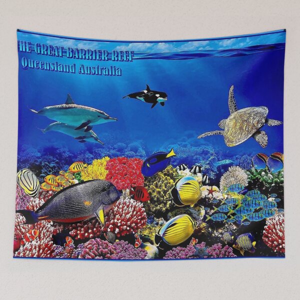 Item preview, GREAT BARRIER REEF; Queensland Advertising Print    imarotul designed and sold by sddaqwaww.