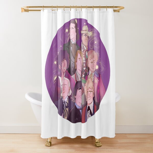 WE'RE EIGHT Shower Curtain