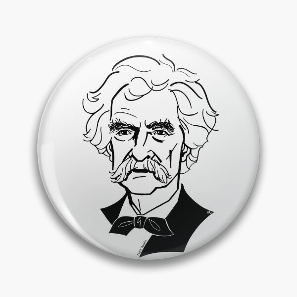 Item preview, Mark Twain designed and sold by Irina Ivanova.