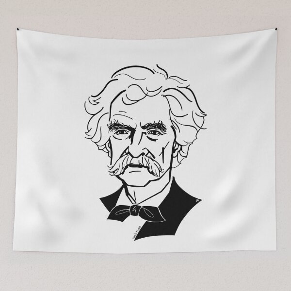 Item preview, Mark Twain designed and sold by Irina Ivanova.