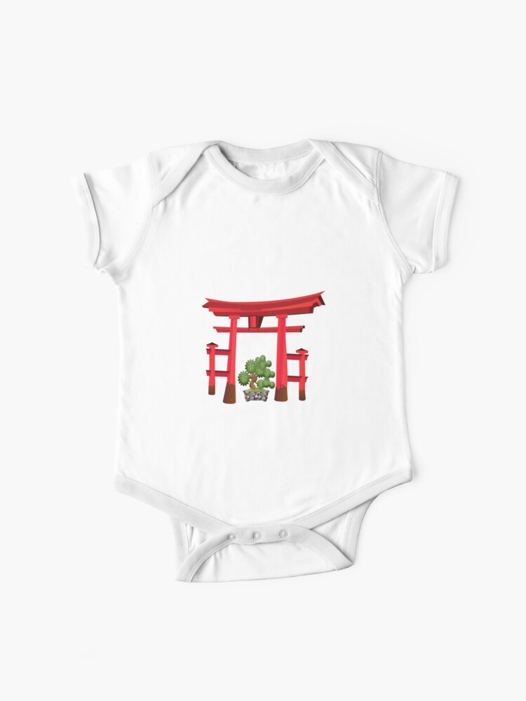 Body Bebe Porte Torii Du Sanctuaire Shinto Japonais Avec Bonsai Par Japanculture Redbubble