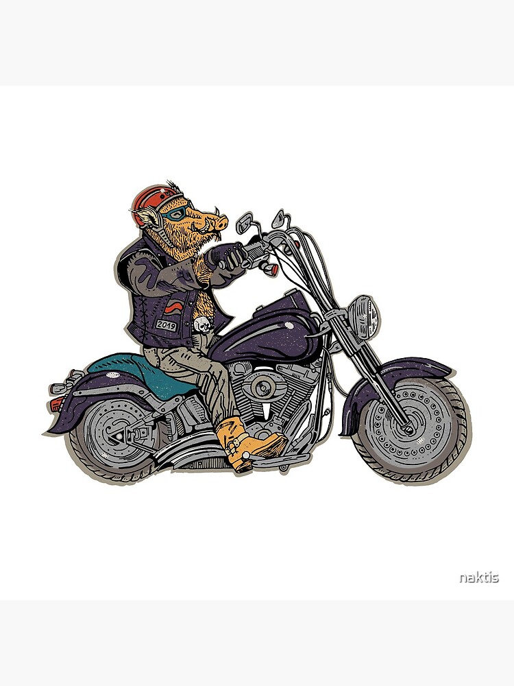 Boar motorcyclist. by naktis