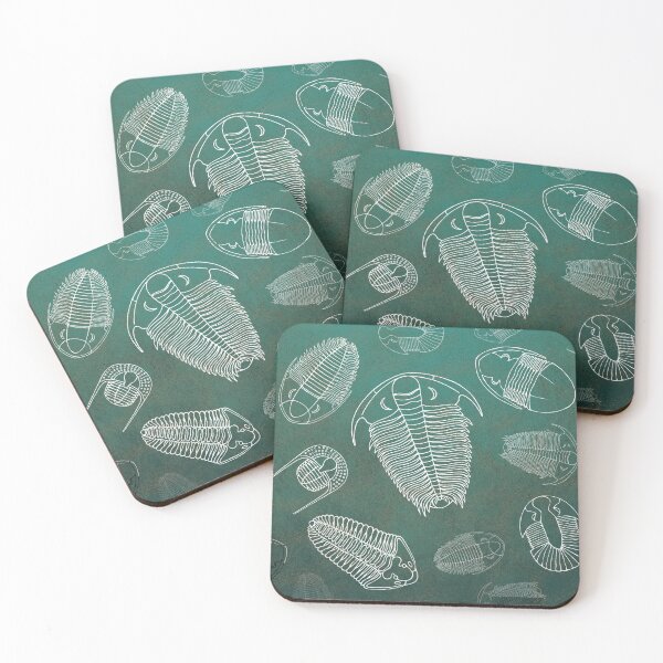 Item preview, Trilobites on green designed and sold by cjnconway.