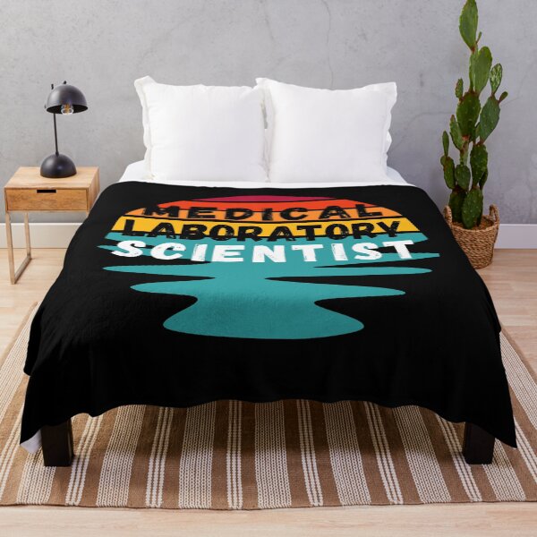 Item preview, RETRO VINTAGE SUNSET WITH WAVES MEDICAL LABORATORY SCIENTIST designed and sold by Hippiesole.