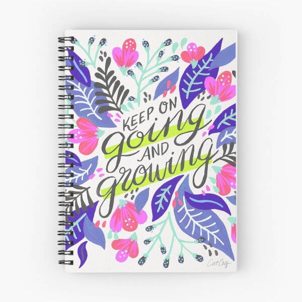 Item preview, Keep on Going & Growing – Indigo & Pink designed and sold by Cat Coquillette.