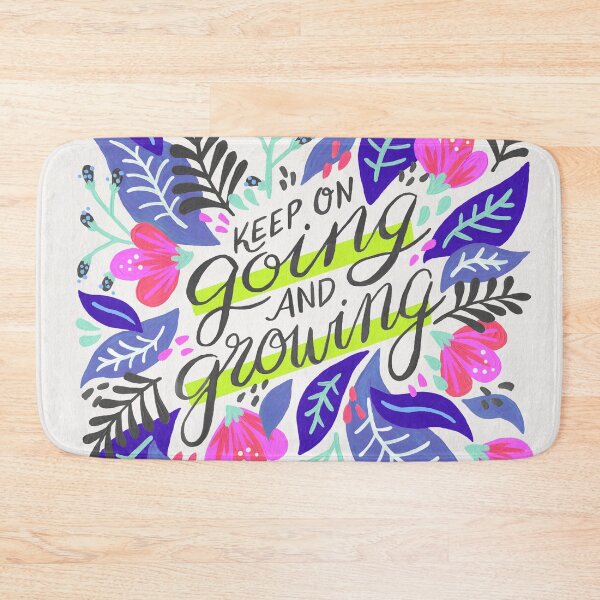 Item preview, Keep on Going & Growing – Indigo & Pink designed and sold by Cat Coquillette.