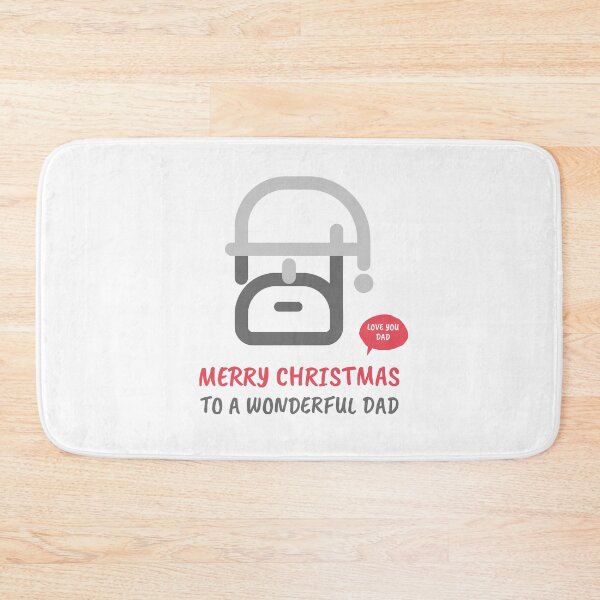Item preview, MERRY CHRISTMAS TO A WONDERFUL DAD | LOVE YOU DAD designed and sold by Ashalcheema.