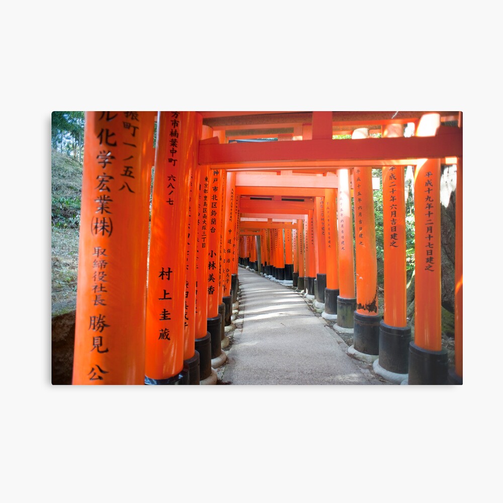 Torii Gate Tunnel Photographic Print By Photoeverywhere Redbubble