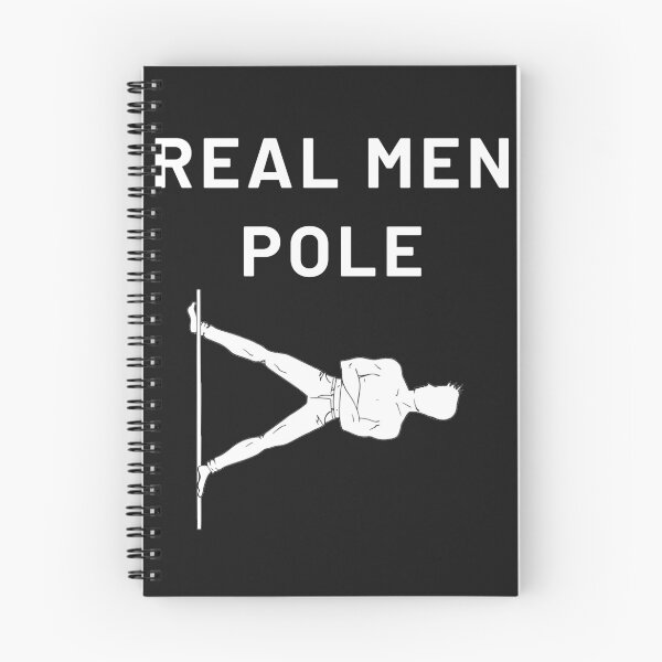 Item preview, Real Men Pole Dance Funny Strong tshirt designed and sold by Mommaspouch.