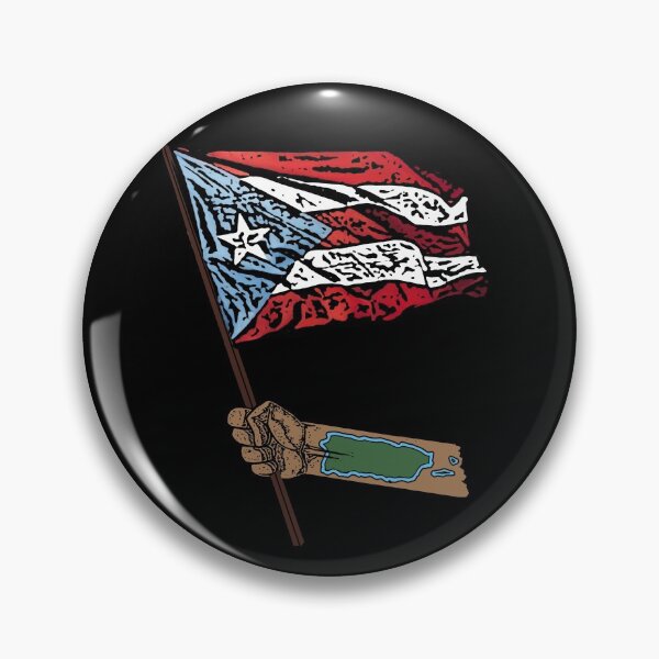 Artikelvorschau, Puerto Rico Flagge, Karte, Faust entworfen und verkauft von SoLunAgua ..