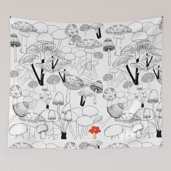 Item preview, Mushrooms Everywhere! designed and sold by Mamalia.