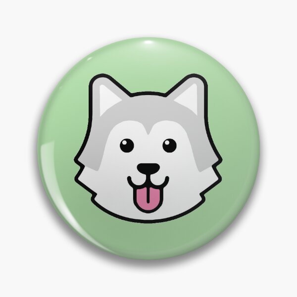 Item preview, Cute Alaskan Malamute Silver and White designed and sold by VanyaKar.