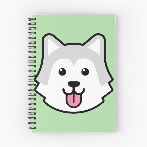 Item preview, Cute Alaskan Malamute Silver and White designed and sold by VanyaKar.