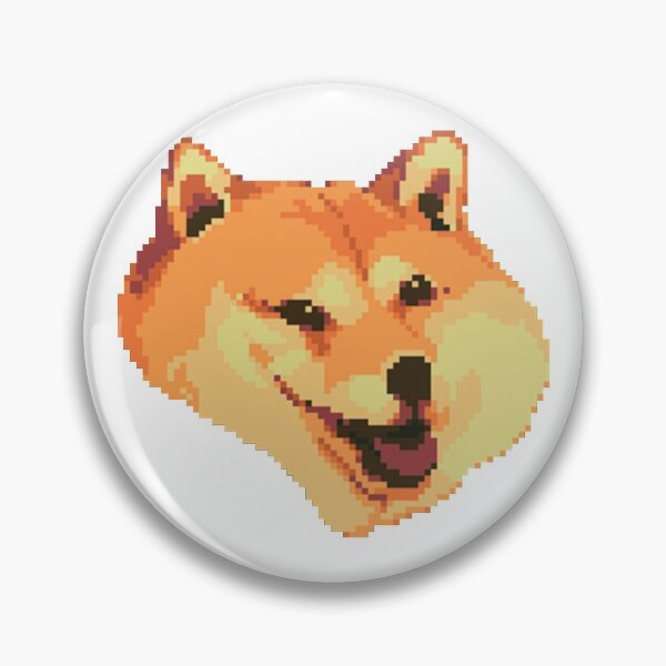 Item preview, Shiba Inu Doge chonky cheeks - Pixel Art designed and sold by JuicySchinken.