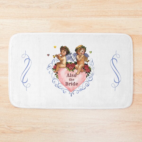 Item preview, Wedding party gift also the bride angels cherubs heart white designed and sold by GrammarDance.
