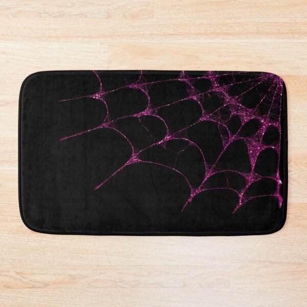 Item preview, Dark Burlesque Halloween Gothic Glamor Pink Glitter Spider Web designed and sold by Xarah.