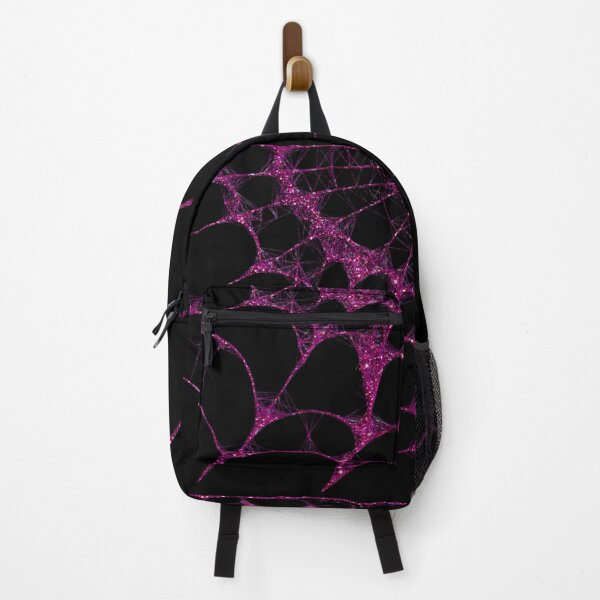 Item preview, Dark Burlesque Halloween Gothic Glamor Pink Glitter Spider Web designed and sold by Xarah.