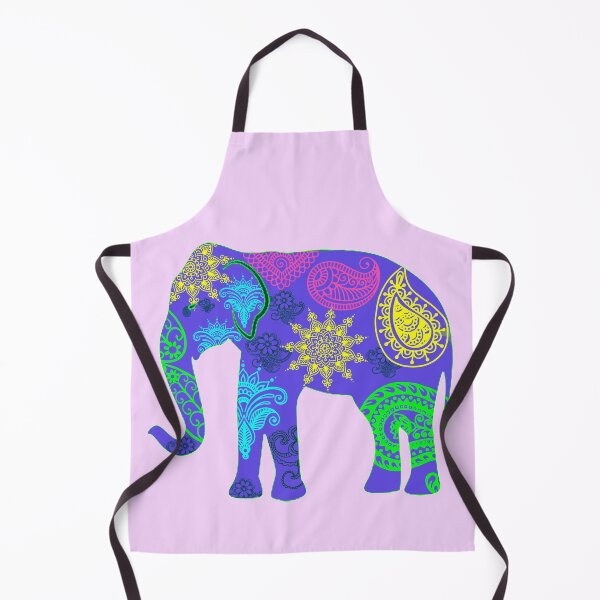 Item preview, Blue paisley elephant designed and sold by FerretSteph.