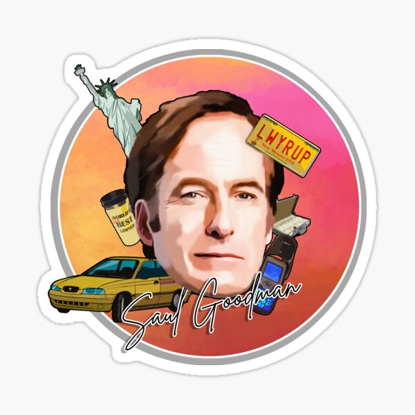 Vista previa del artículo con la obra «Saul Goodman Arte retro», diseñado y vendido por therustyart.