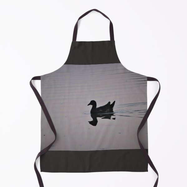 Item preview, Silhoutted bird swimming on a calm lake designed and sold by Emma Amies.