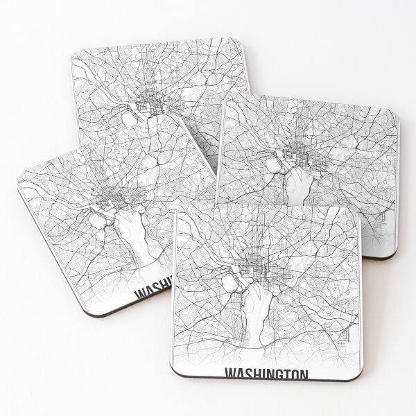 Item preview, Washington DC Map Print | District Of Columbia DC USA | Wall Art Poster  designed and sold by Douglas Berg.