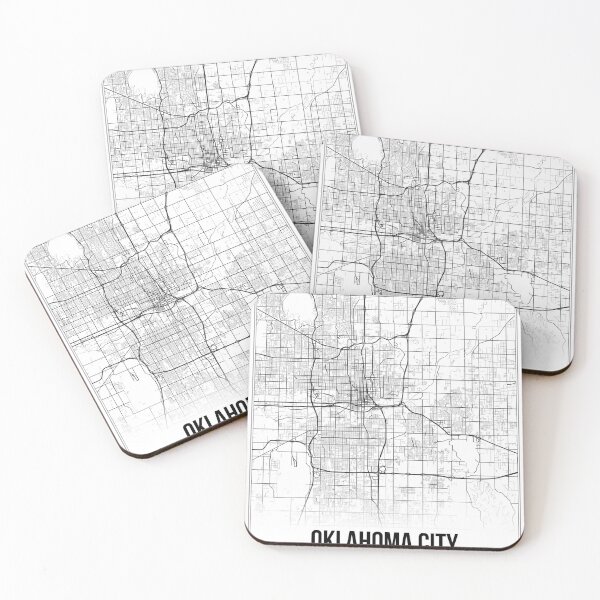 Item preview, Oklahoma City Map Print | Oklahoma OK USA | Wall Art Poster  designed and sold by Douglas Berg.