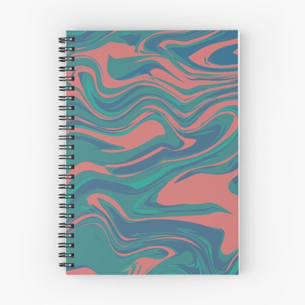Item preview, Tropical abstract liquid art Red and green marbled swirl illustration designed and sold by UniqueMw.