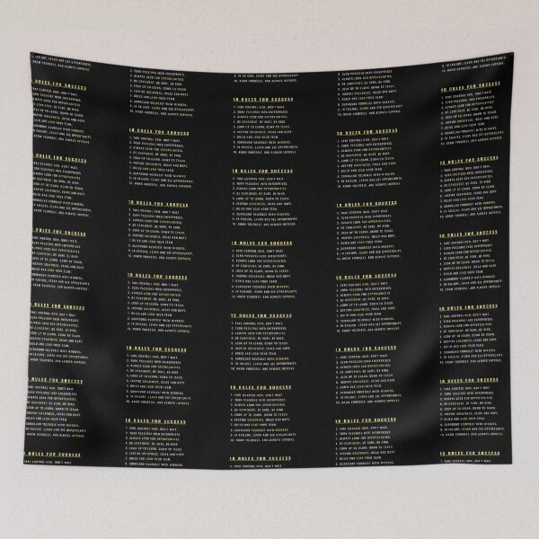 Item preview, 10 Rules for Success designed and sold by hiunlimit.