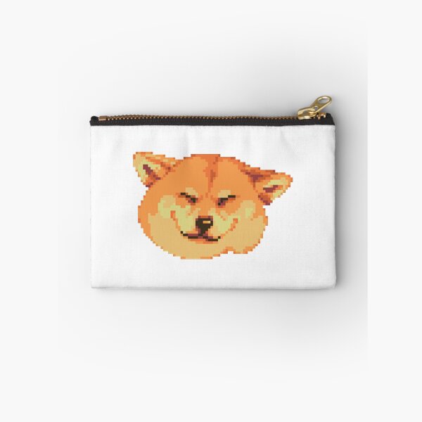 Artikelvorschau, Shiba Inu Doge smiling - Pixel Art entworfen und verkauft von JuicySchinken.