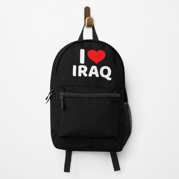 Item preview, I love Iraq with a red heart designed and sold by ArabCorner.