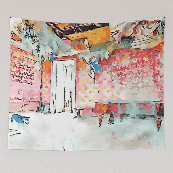 Item preview, Piano and dog in room designed and sold by Giuseppe Cocco.