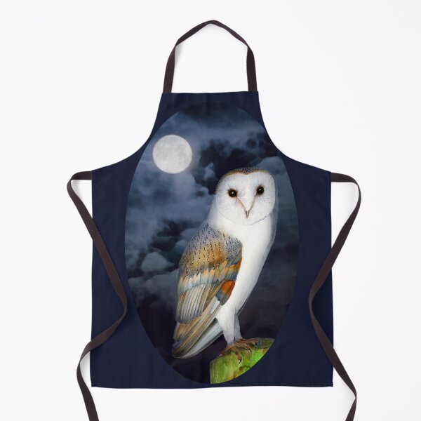 Item preview, Barn Owl in Moonlight Watercolour Painting Artwork designed and sold by Alison Langridge.