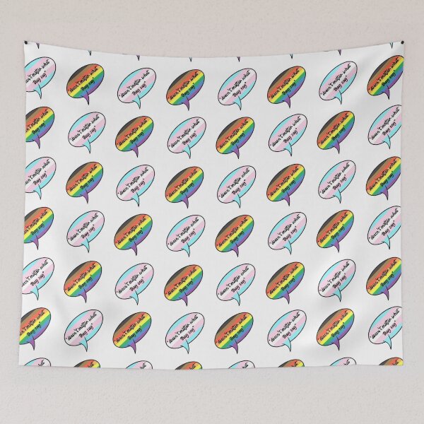Item preview, Comparing apples and oranges- gay and trans flag designed and sold by Fruit-Tee.