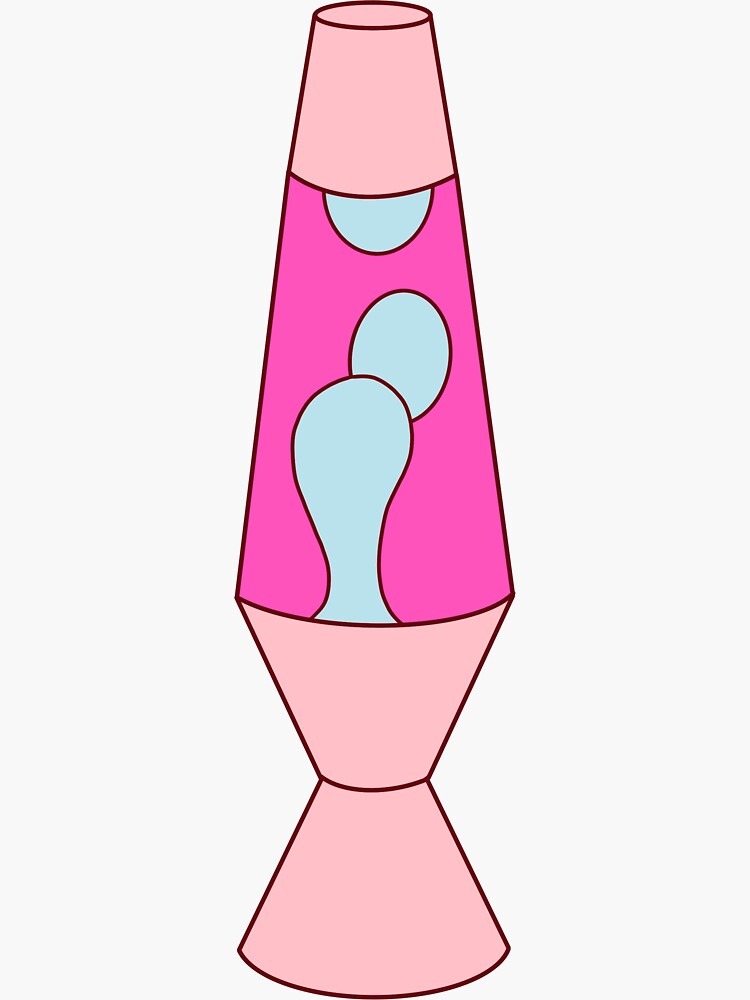 "Pink and Blue Lava Lamp" Sticker for Sale by Kyrostickers Redbubble