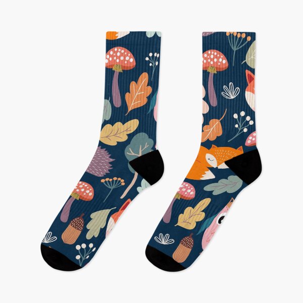 Item preview, Autumn pattern design with seasonal elements designed and sold by lettostudio.