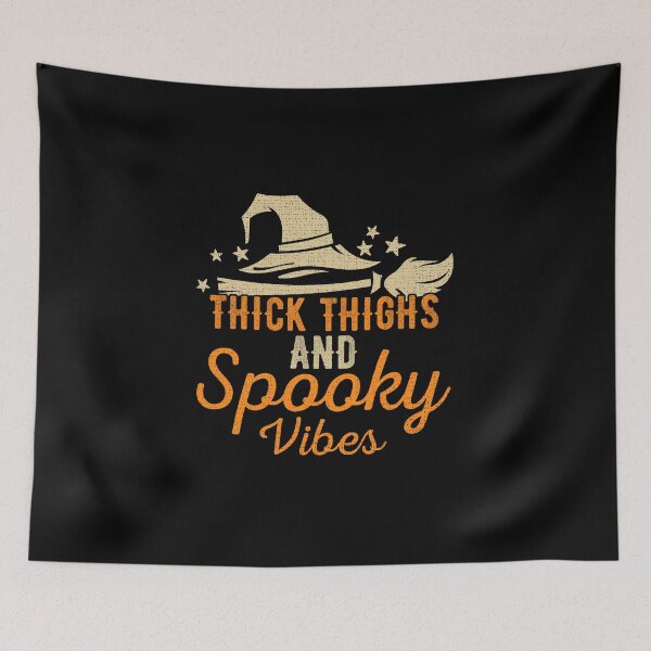 Item preview, Thick Thighs And Spooky Vibes Halloween designed and sold by artworkbyrihen.