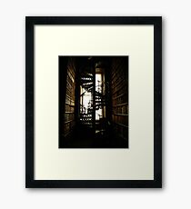 Library Staircase Framed Print