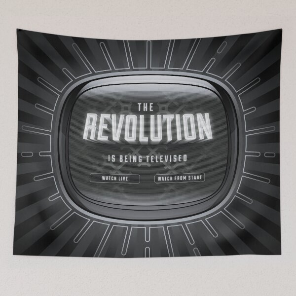 Item preview, The revolution is being televised designed and sold by Retro Futurist.