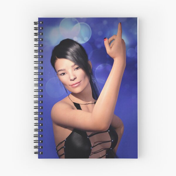 Item preview, Attractive young woman with a raised index finger designed and sold by MIRO3D.