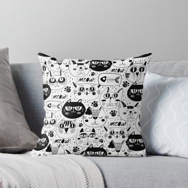 Item preview, Cat Faces Pattern designed and sold by Yoga Gear.