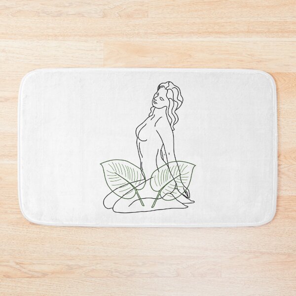 Item preview, Greek goddess with Giant plant leaves  designed and sold by 6bee.