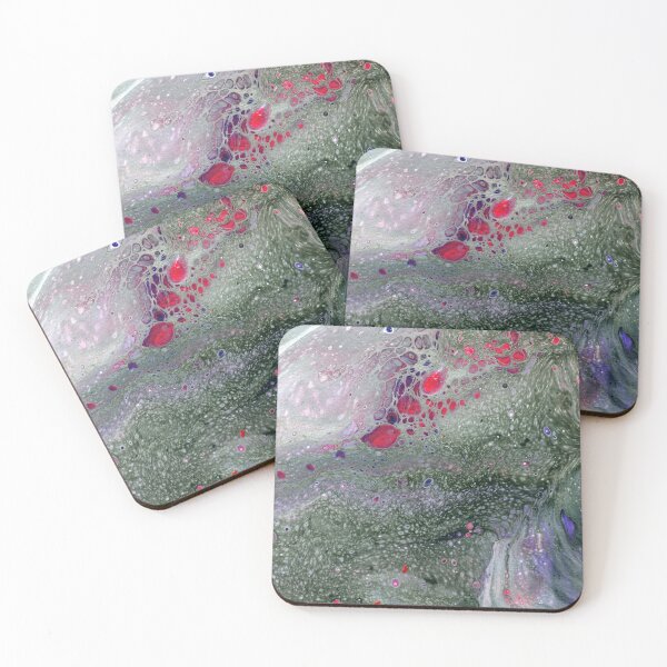 Item preview, Fluid Art Green, Magenta, Purple and White designed and sold by Cleave.