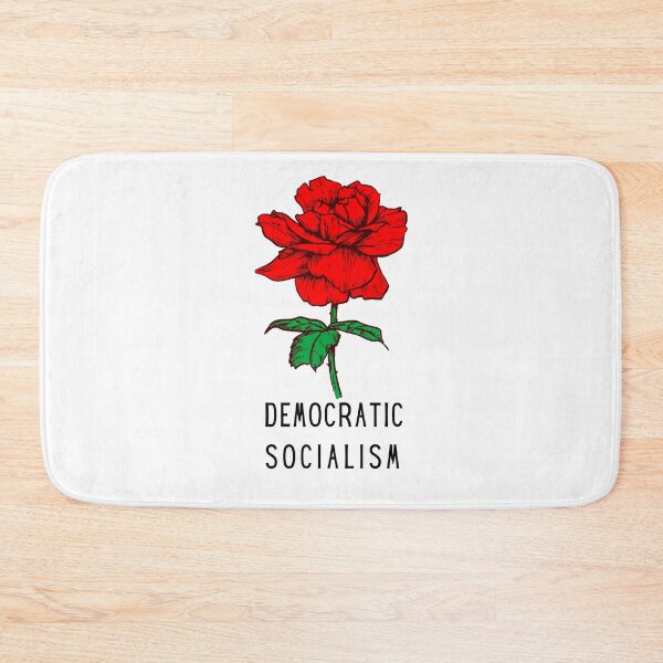 Item preview, Democratic Socialism Red Rose designed and sold by Zoranzi.
