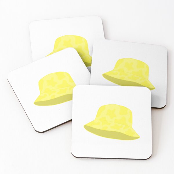 Item preview, yellow cow print bucket hat designed and sold by ViviTV.