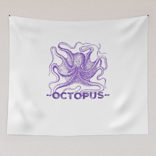 Item preview,  Beautiful Purple Octopus  designed and sold by loveoceanair.